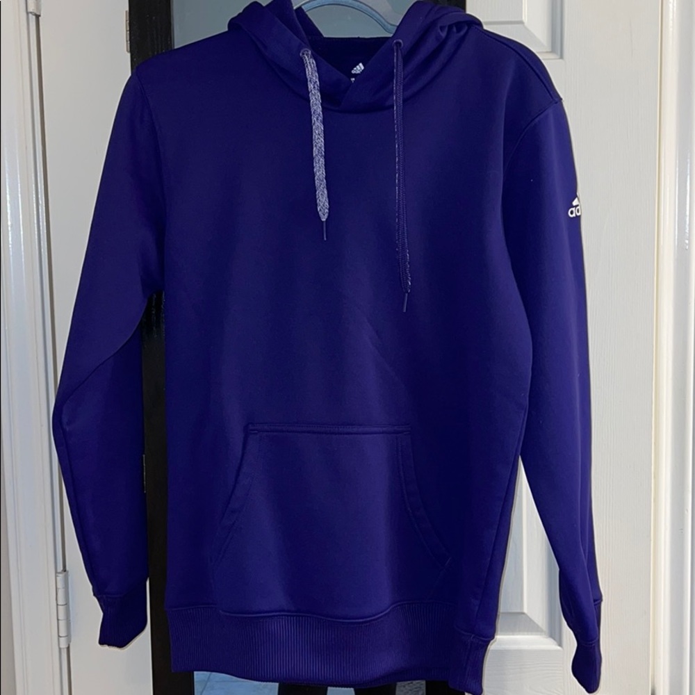 Adidas hoodie-  purple - small